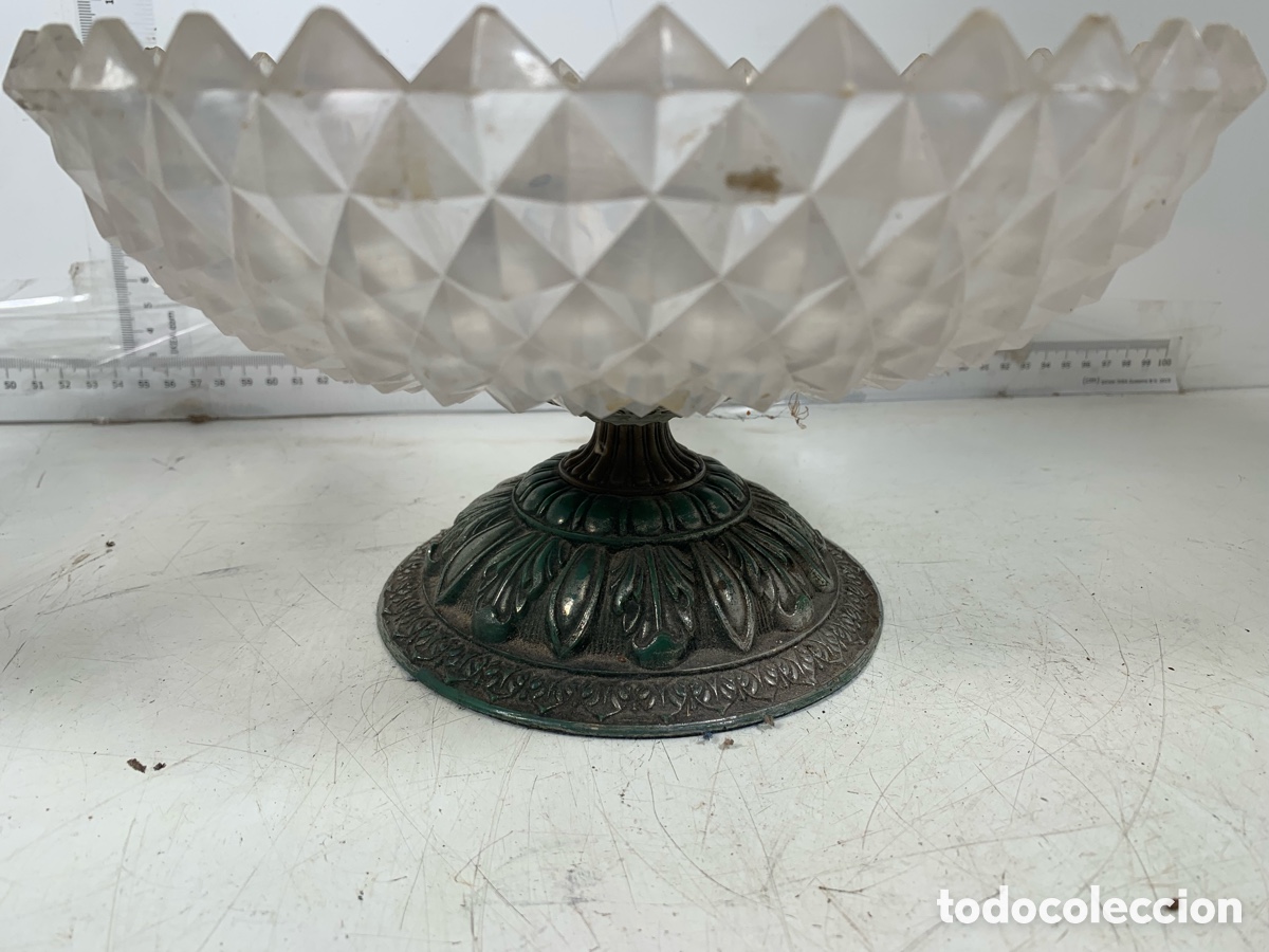 Antig&uuml;edades: 01_centro de mesa frutero pl&aacute;stico - Foto 1