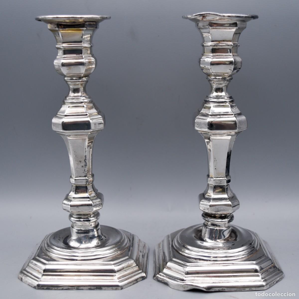 Antig&uuml;edades: Candeleros de plata - Pedro Dur&aacute;n - Foto 6