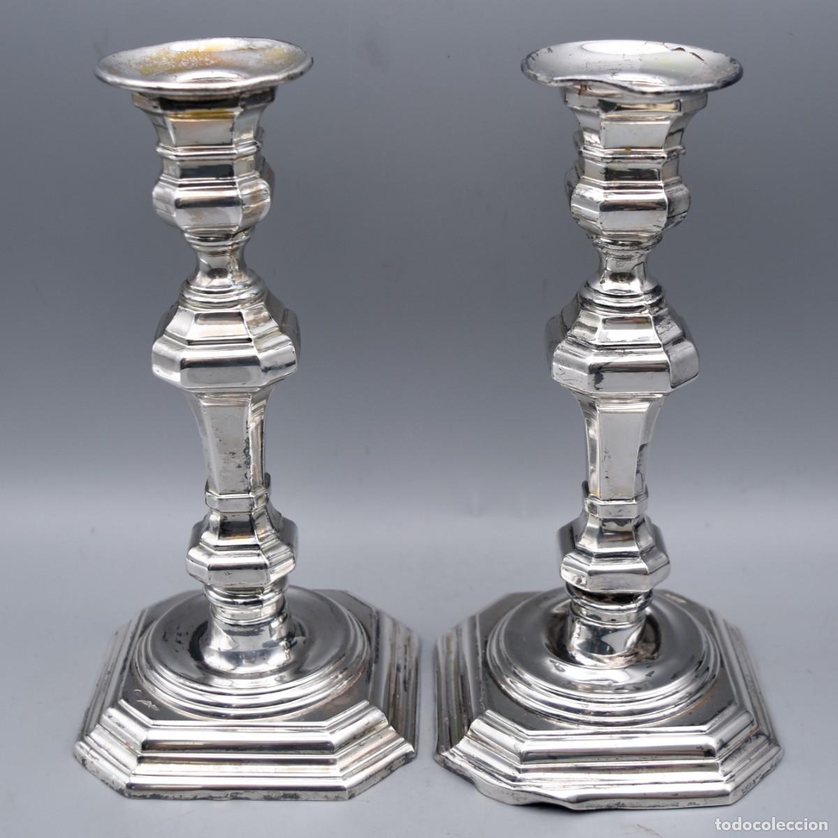 Antig&uuml;edades: Candeleros de plata - Pedro Dur&aacute;n - Foto 7
