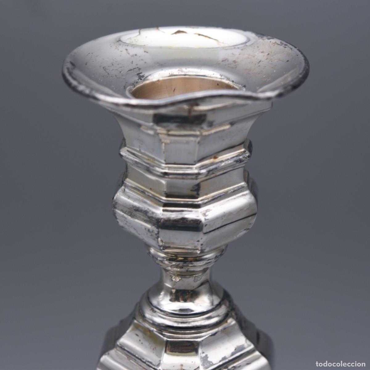Antig&uuml;edades: Candeleros de plata - Pedro Dur&aacute;n - Foto 10