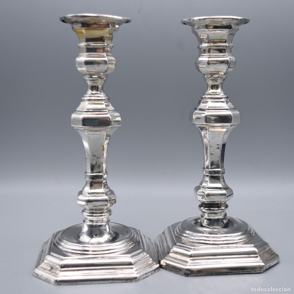 Antig&uuml;edades: Candeleros de plata - Pedro Dur&aacute;n - Foto 11