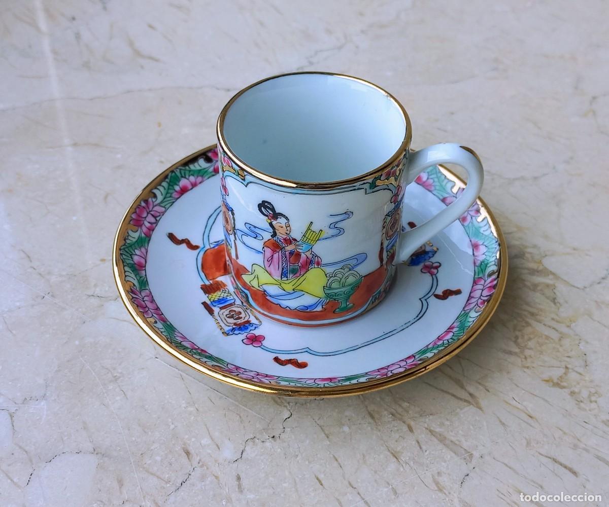Antig&uuml;edades: 6 tazas China 1960s - Foto 1