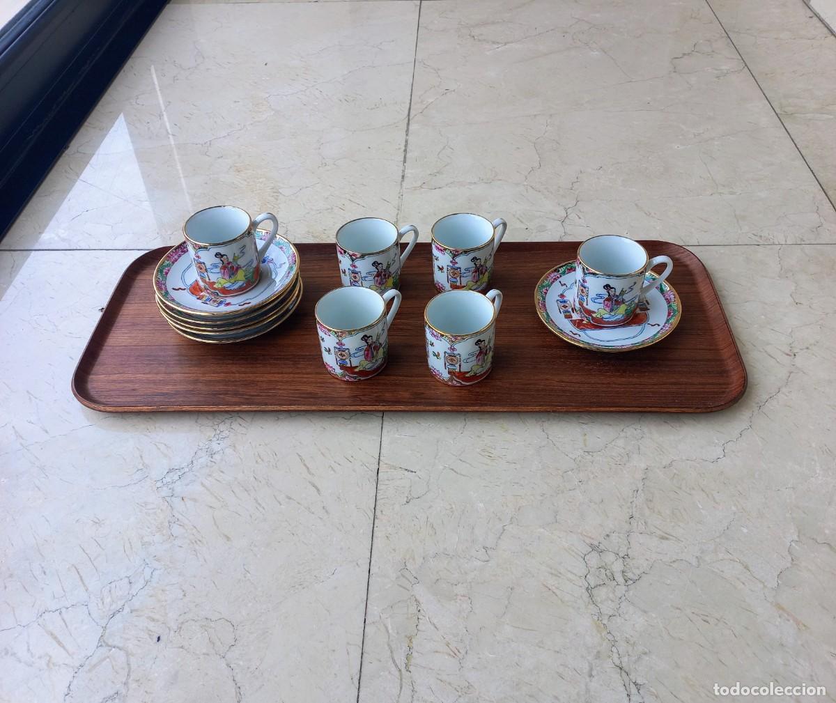 Antig&uuml;edades: 6 tazas China 1960s - Foto 2