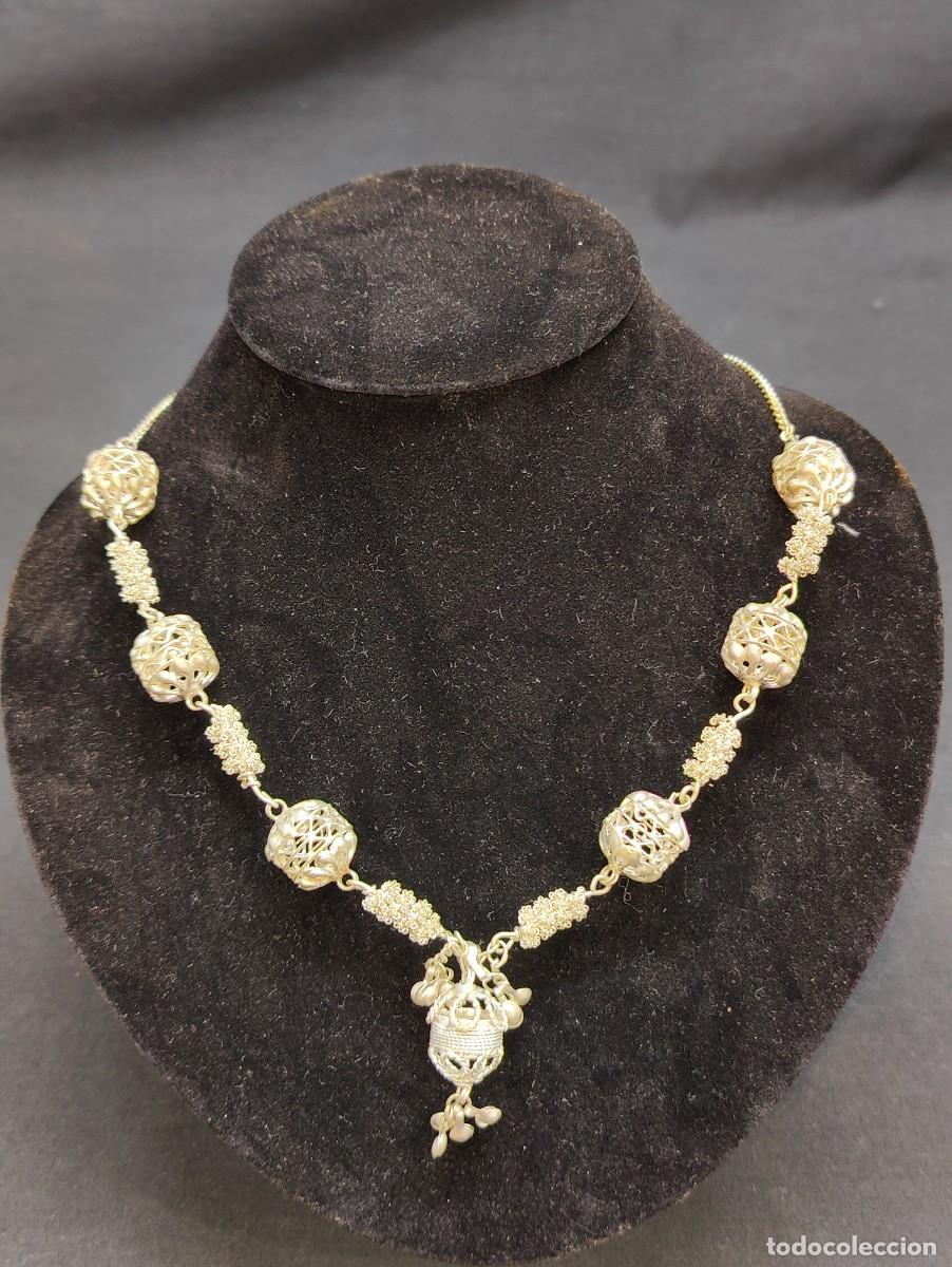 Antig&uuml;edades: COLLAR DE PLATA - Foto 2