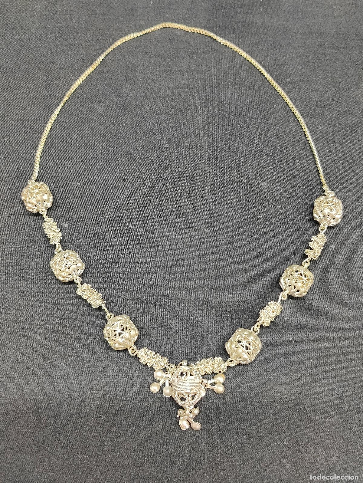 Antig&uuml;edades: COLLAR DE PLATA - Foto 4