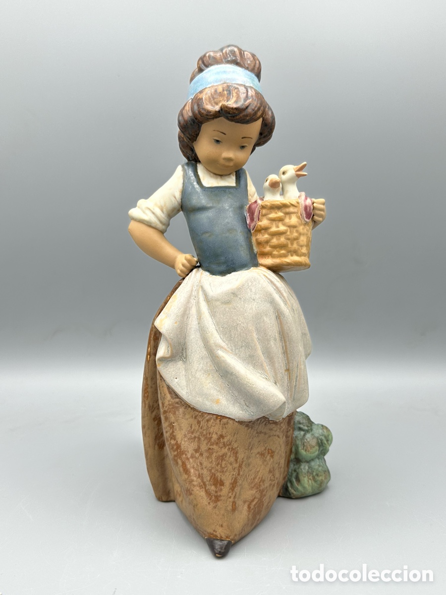 Antig&uuml;edades: REF: 01012113 &ldquo;MARUJITA CON DOS PATOS&rdquo; LLADR&Oacute; - Foto 2