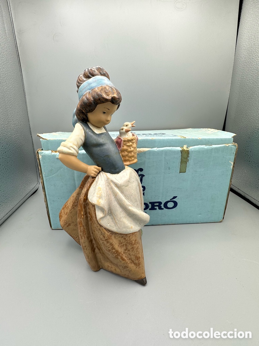 Antig&uuml;edades: REF: 01012113 &ldquo;MARUJITA CON DOS PATOS&rdquo; LLADR&Oacute; - Foto 11