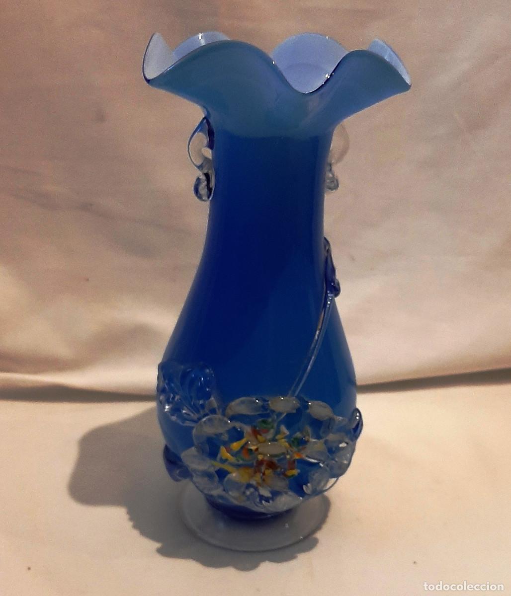 Antig&uuml;edades: Jarr&oacute;n de cristal de Murano - Foto 1