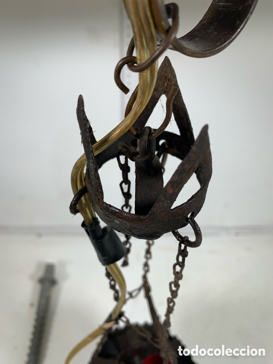 Antig&uuml;edades: 01_ l&aacute;mpara de iglesia - Foto 8