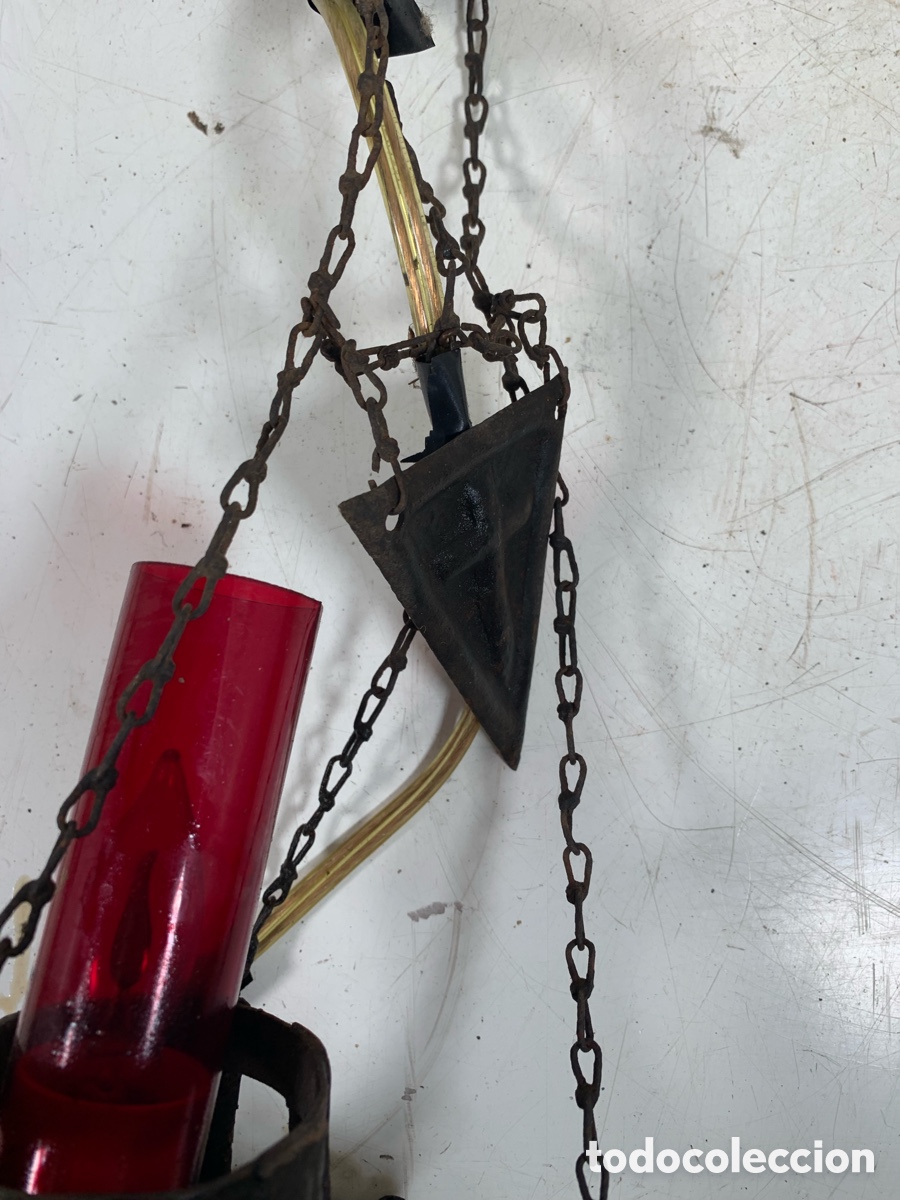 Antig&uuml;edades: 01_ l&aacute;mpara de iglesia - Foto 10