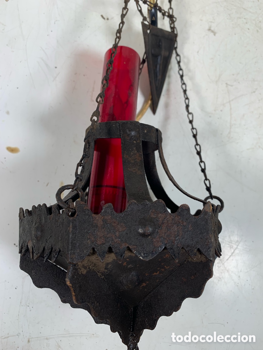Antig&uuml;edades: 01_ l&aacute;mpara de iglesia - Foto 13