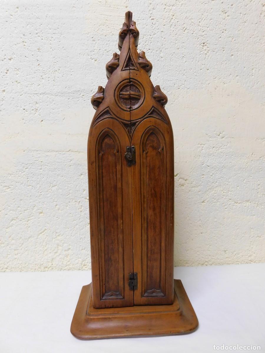 Antig&uuml;edades: VIRGEN DE BRONCE Y ESMALTE - JOAN MAYN&Eacute; - Foto 5