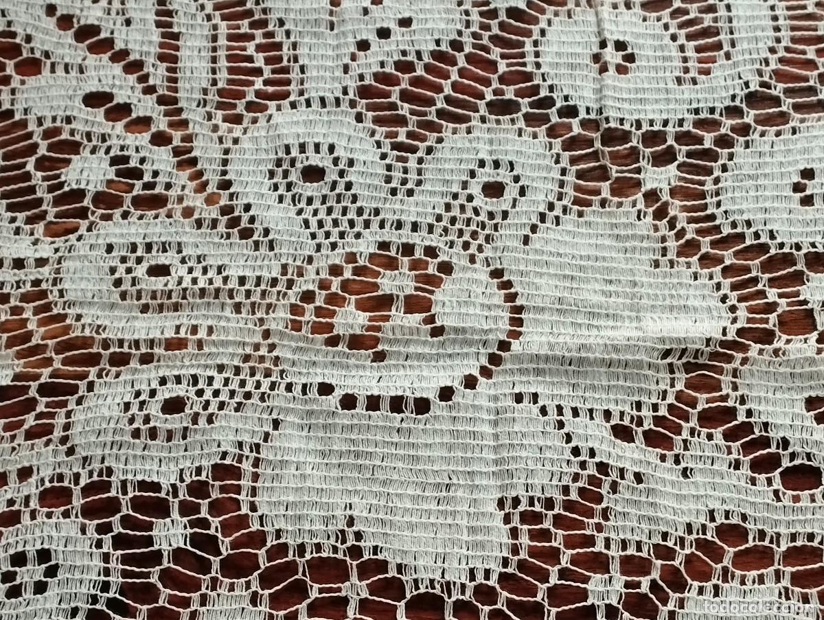 Antig&uuml;edades: CORTINAS DE ENCAJE DE MALLA - Foto 4