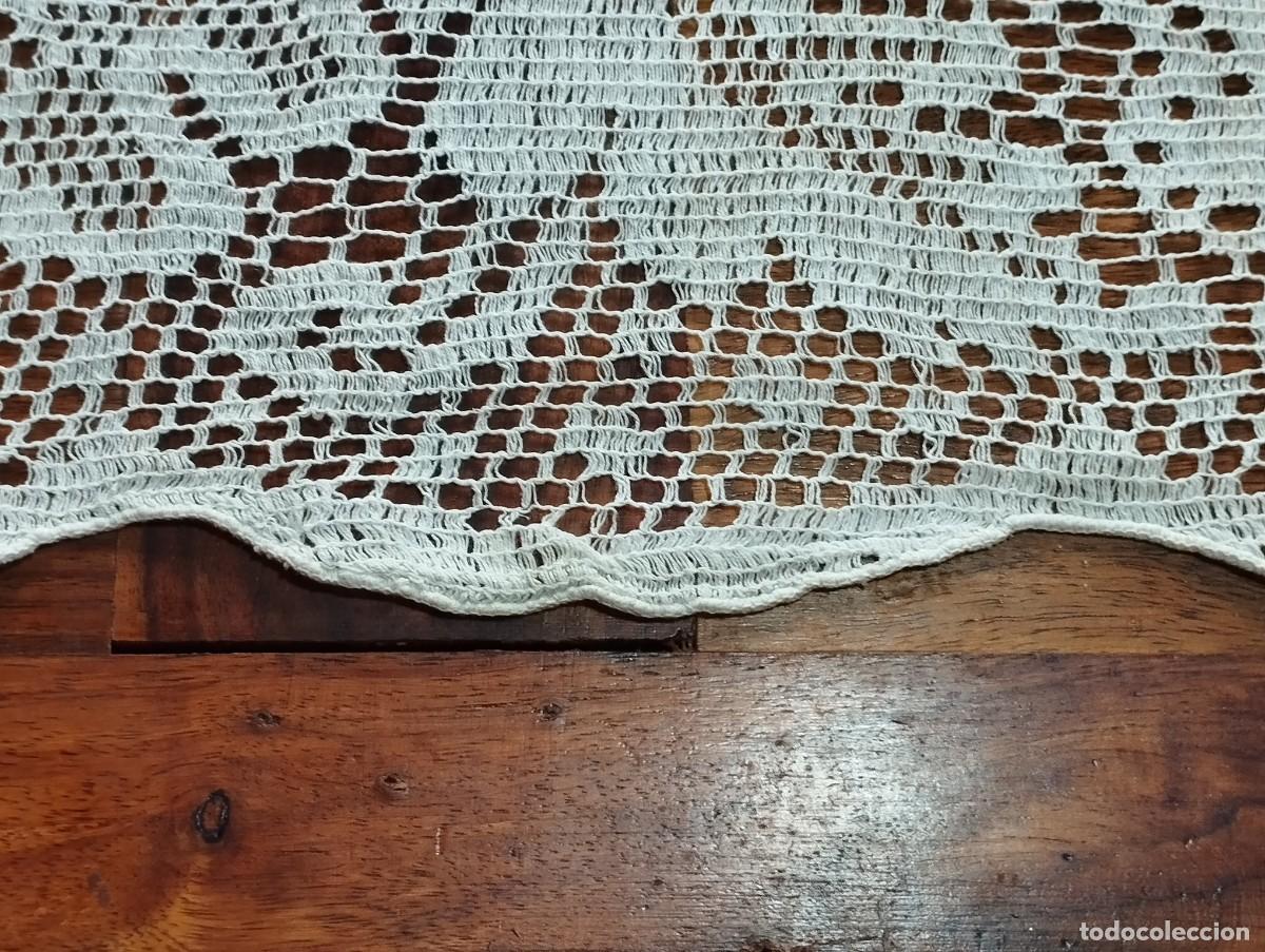 Antig&uuml;edades: CORTINAS DE ENCAJE DE MALLA - Foto 11