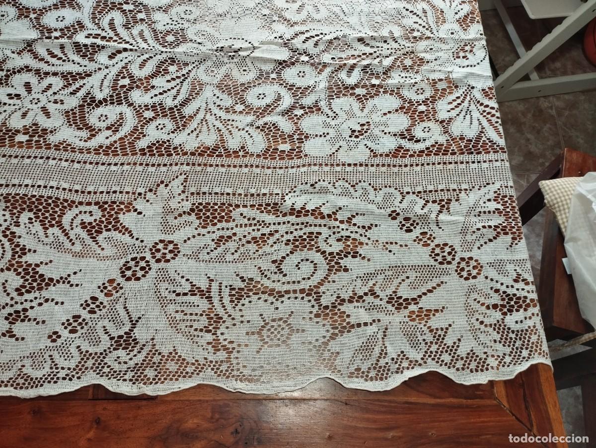 Antig&uuml;edades: CORTINAS DE ENCAJE DE MALLA - Foto 15