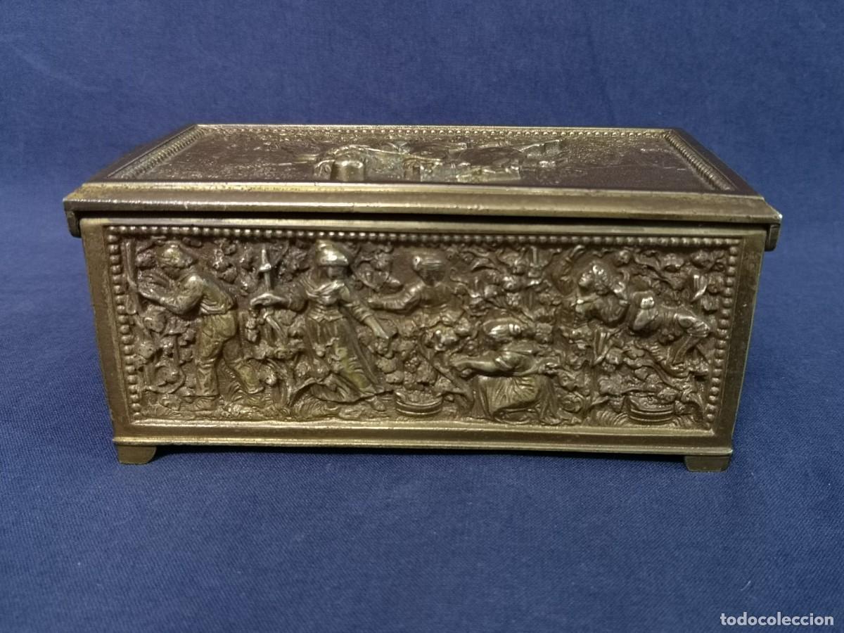 Antig&uuml;edades: CAJA DE BRONCE FRANCESA - Foto 5