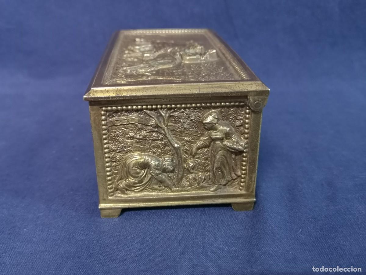 Antig&uuml;edades: CAJA DE BRONCE FRANCESA - Foto 6