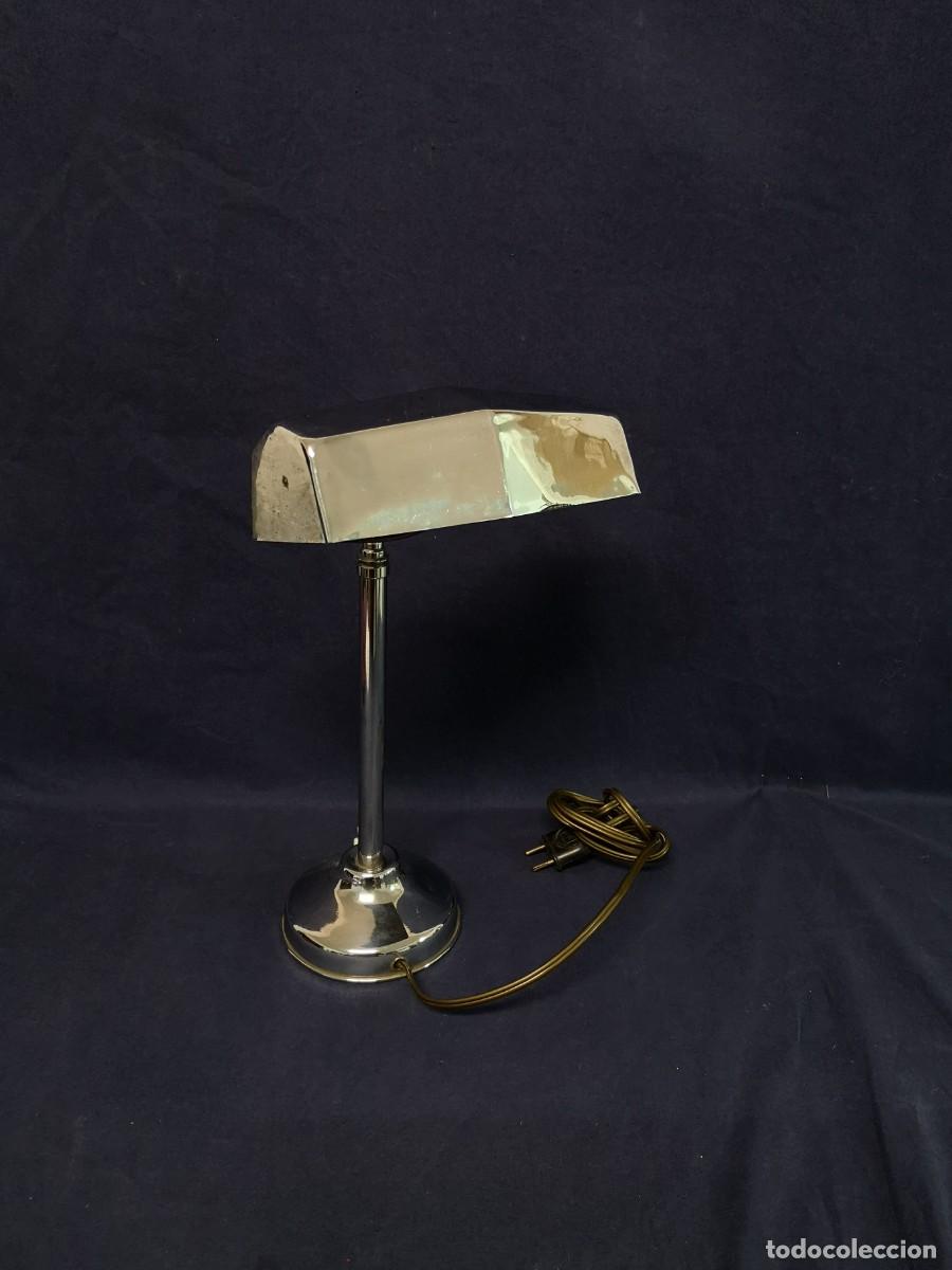 Antig&uuml;edades: LAMPARA ART DECO 1920 CROMADA - Foto 6