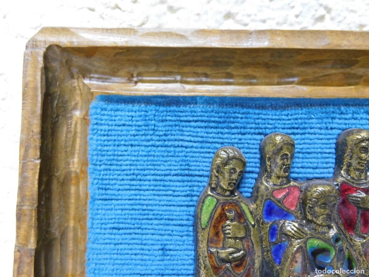 Antig&uuml;edades: SANTA CENA BRONCE Y ESMALTE - JOAN MAYN&Eacute; - Foto 5