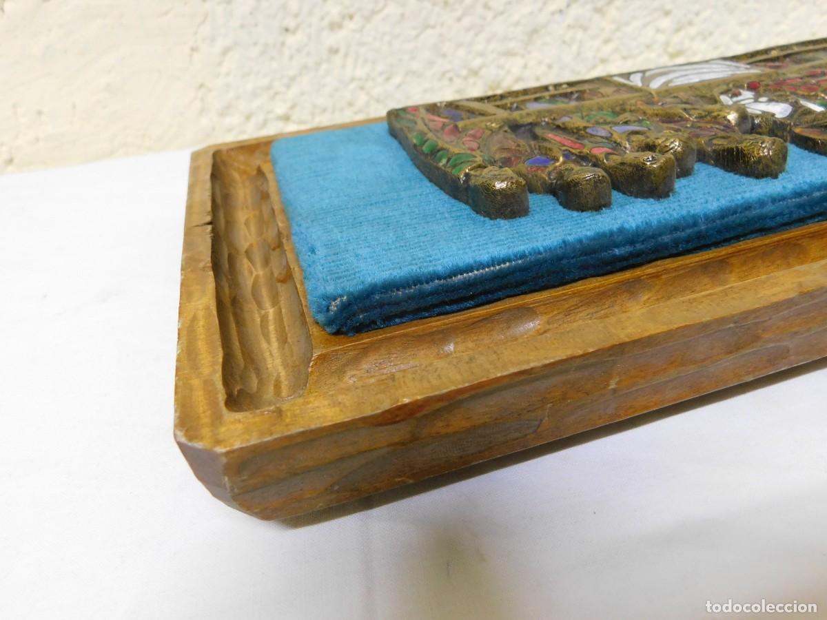 Antig&uuml;edades: SANTA CENA BRONCE Y ESMALTE - JOAN MAYN&Eacute; - Foto 6
