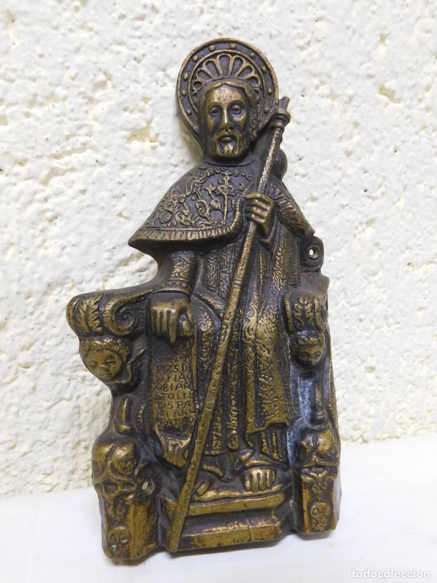 Antig&uuml;edades: RELIEVE RELIGIOSO DE BRONCE - JOAN MAYN&Eacute; - Foto 2
