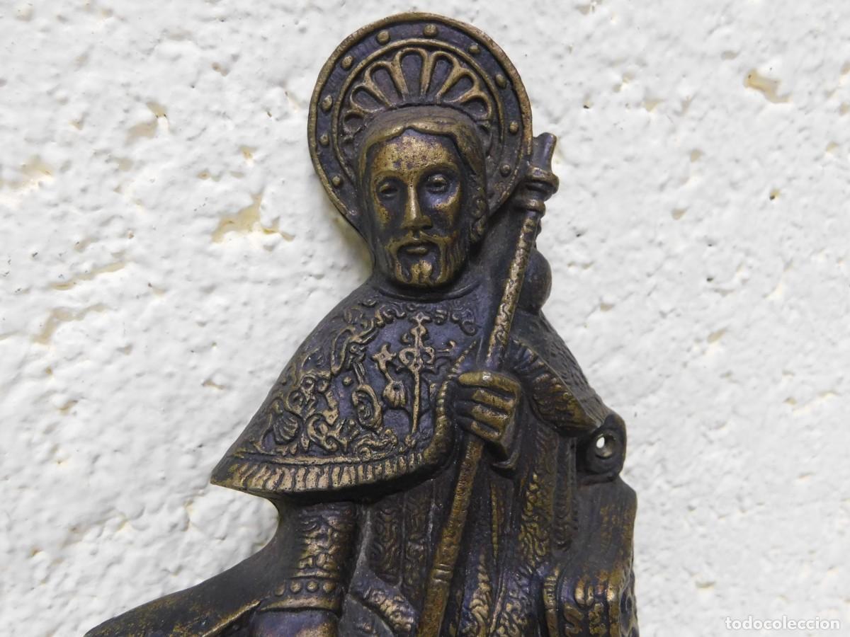 Antig&uuml;edades: RELIEVE RELIGIOSO DE BRONCE - JOAN MAYN&Eacute; - Foto 4
