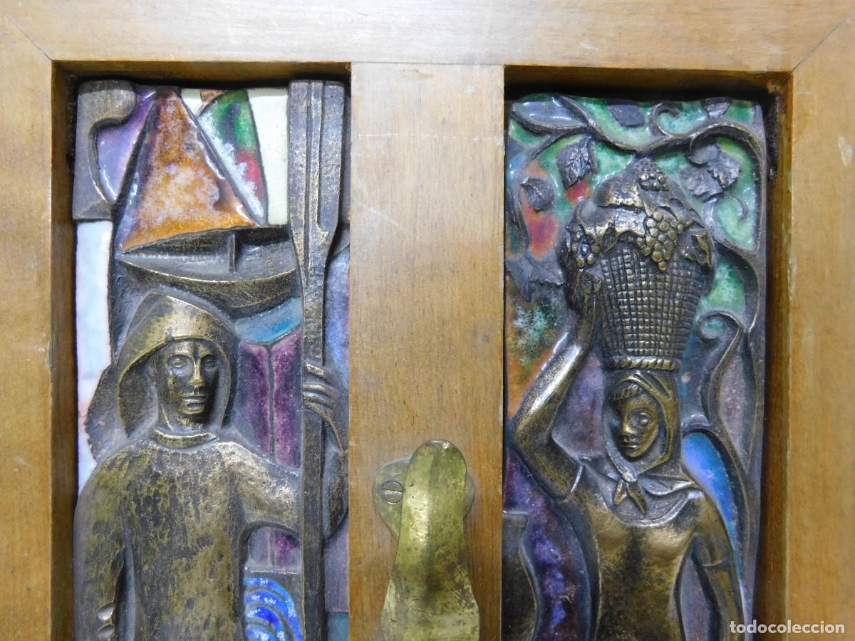 Antig&uuml;edades: CAJA EN MADERA, BRONCE Y ESMALTE - JOAN MAYN&Eacute; - Foto 9