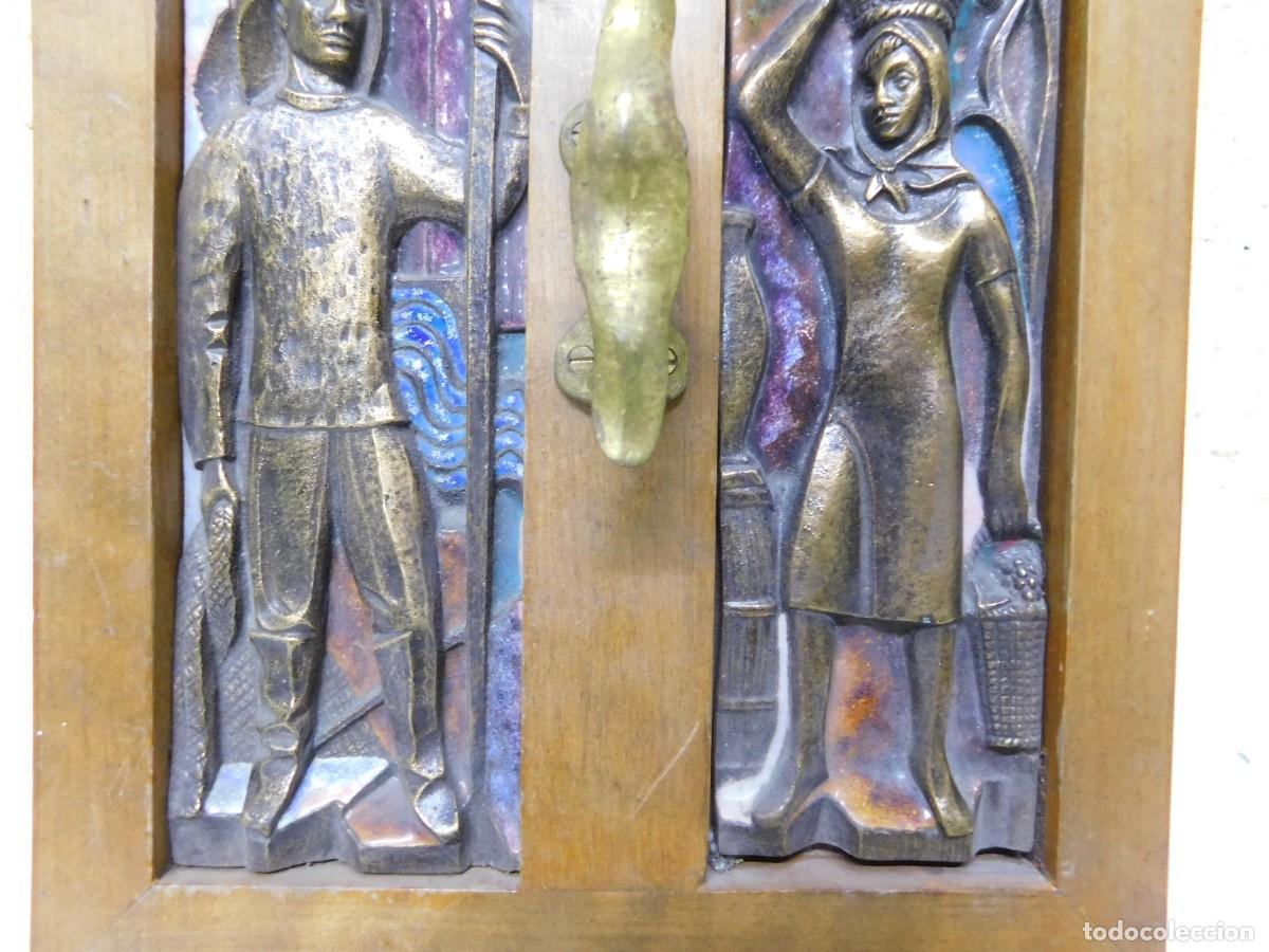 Antig&uuml;edades: CAJA EN MADERA, BRONCE Y ESMALTE - JOAN MAYN&Eacute; - Foto 10
