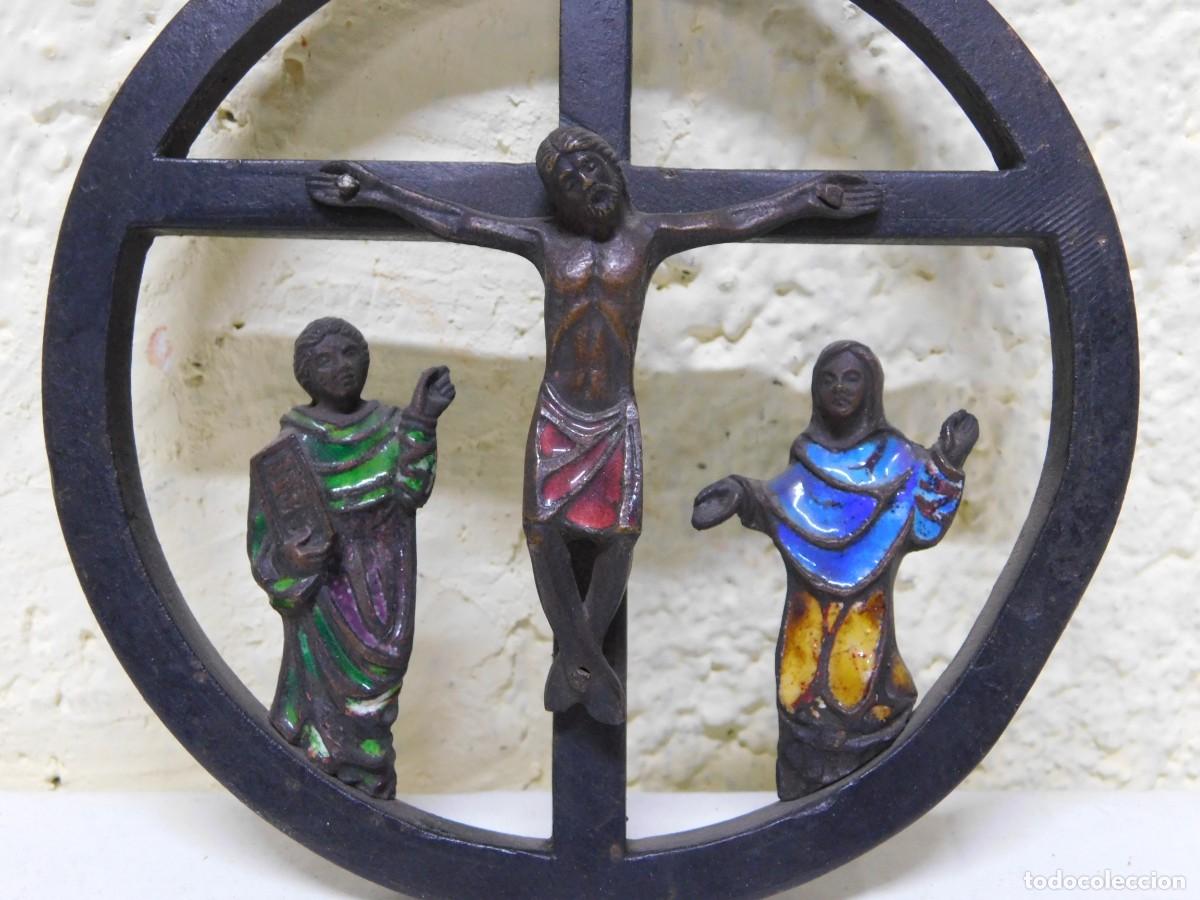 Antig&uuml;edades: BRONCE Y ESMALTE RELIGIOSO - JOAN MAYN&Eacute; - Foto 2