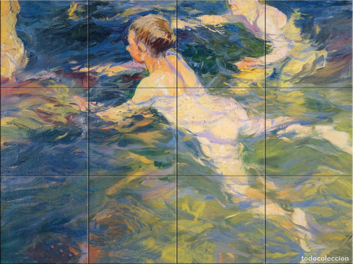 Antig&uuml;edades: &rdquo;Nadadores, J&aacute;vea&rdquo; de Joaqu&iacute;n Sorolla - Foto 1