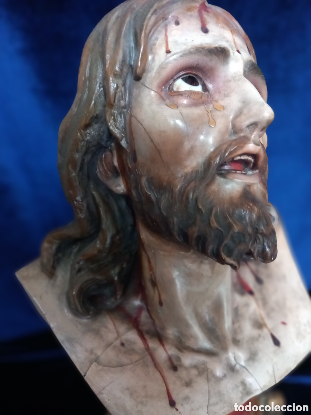 Antig&uuml;edades: Cristo de Limpias 45 cm. - Foto 2