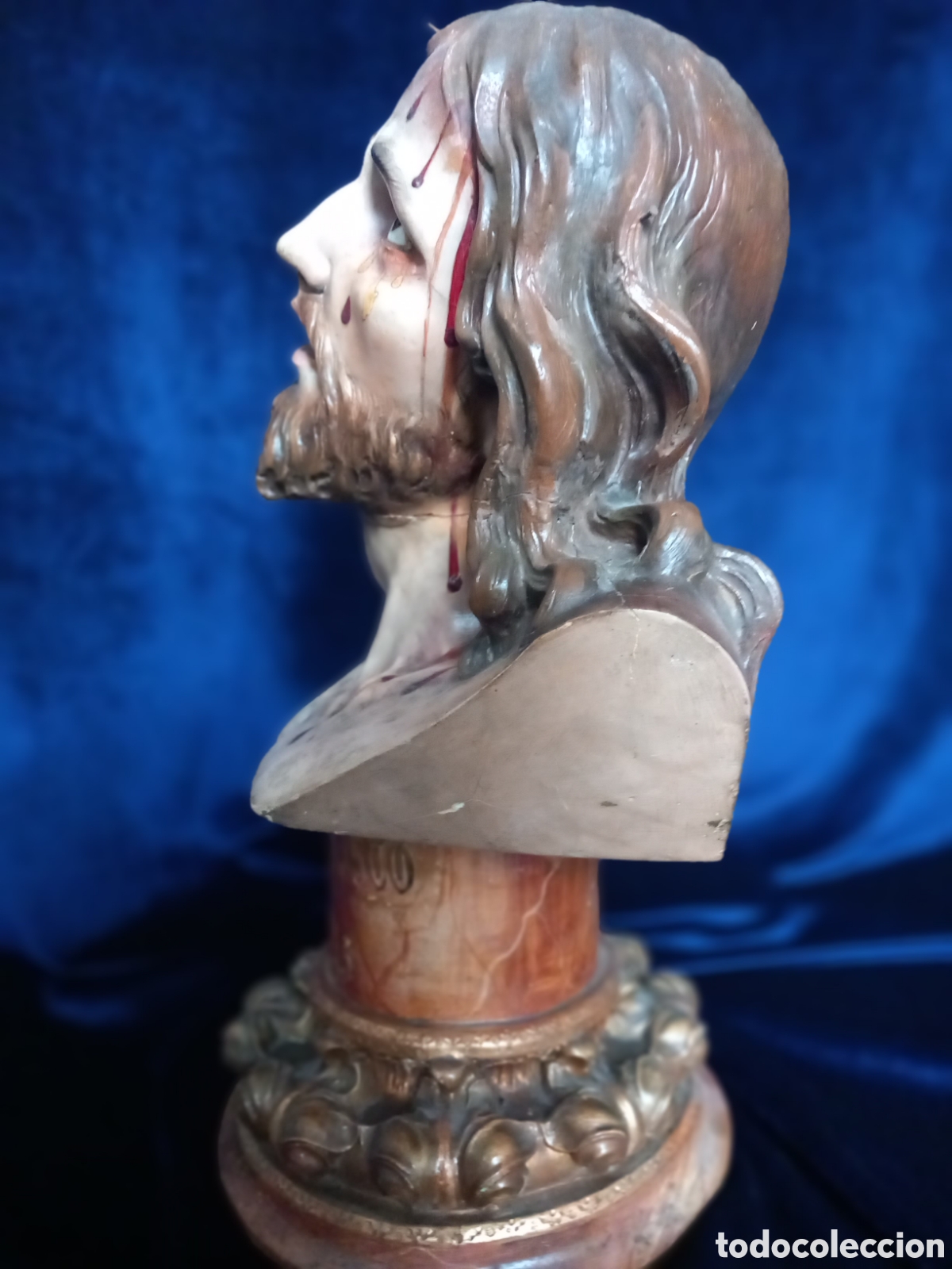 Antig&uuml;edades: Cristo de Limpias 45 cm. - Foto 3