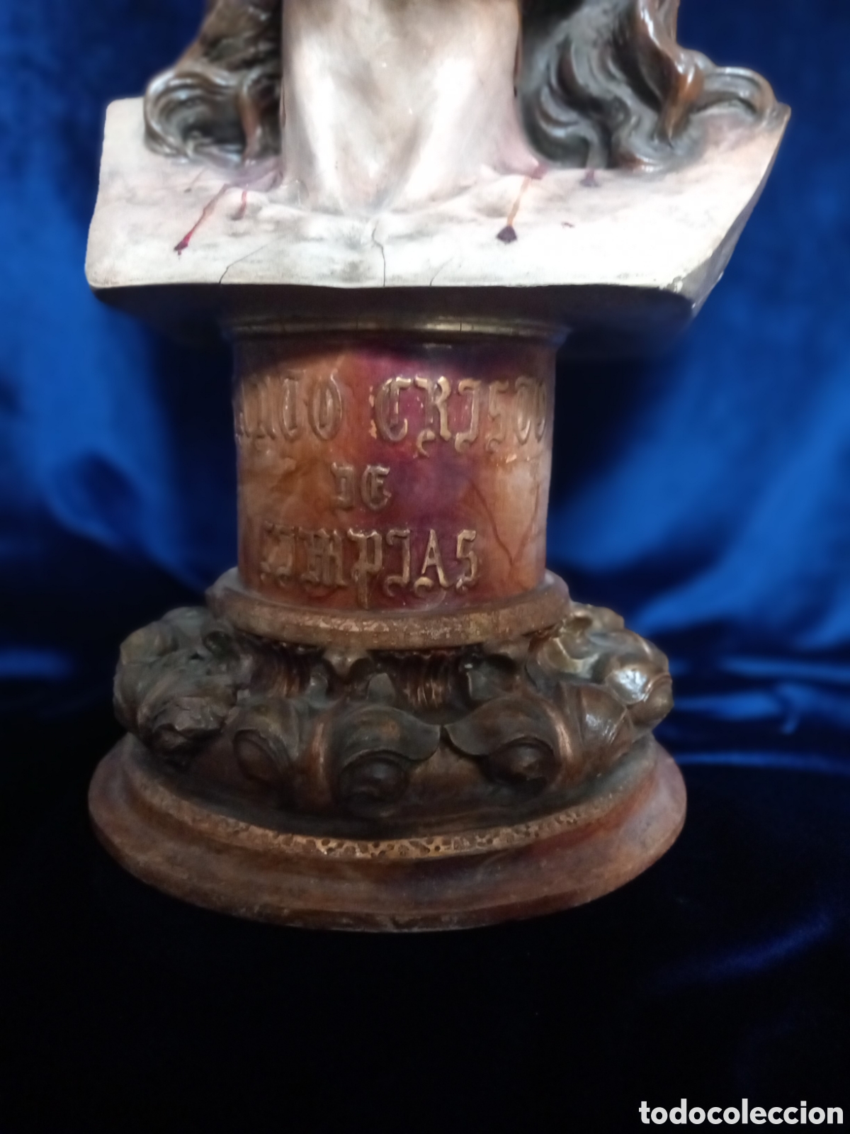 Antig&uuml;edades: Cristo de Limpias 45 cm. - Foto 7