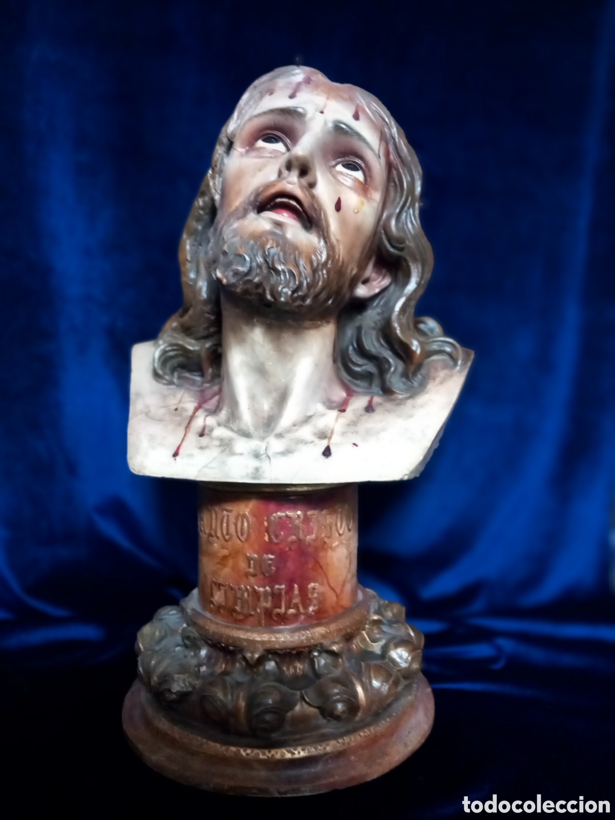 Antig&uuml;edades: Cristo de Limpias 45 cm. - Foto 1