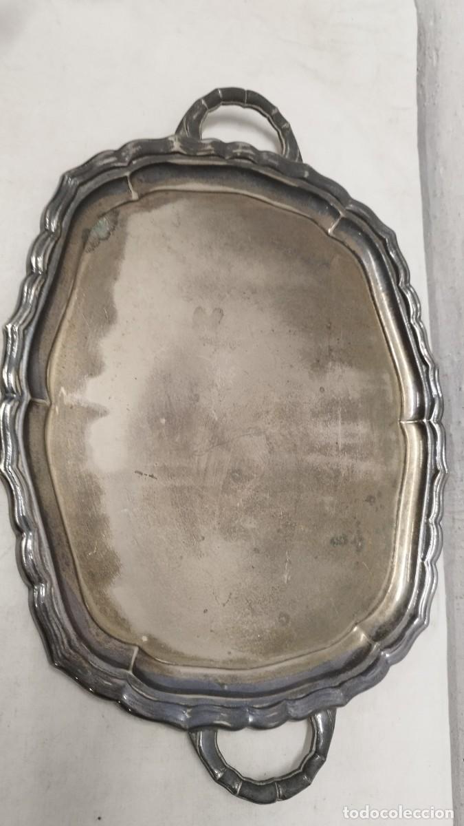 Antig&uuml;edades: Antiguo juego de caf&eacute; de alpaca,marcas en base - Foto 19
