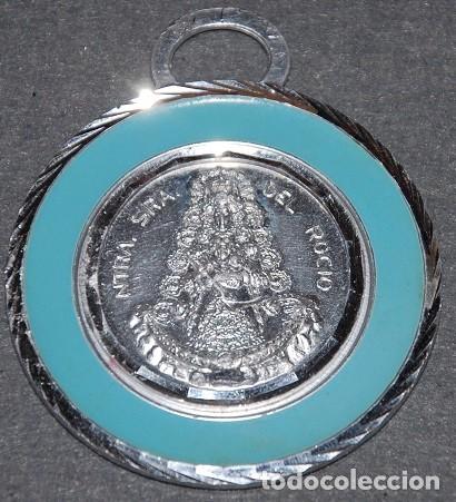 Antig&uuml;edades: MEDALLA DE CUNA VIRGEN DEL ROCIO - Foto 1