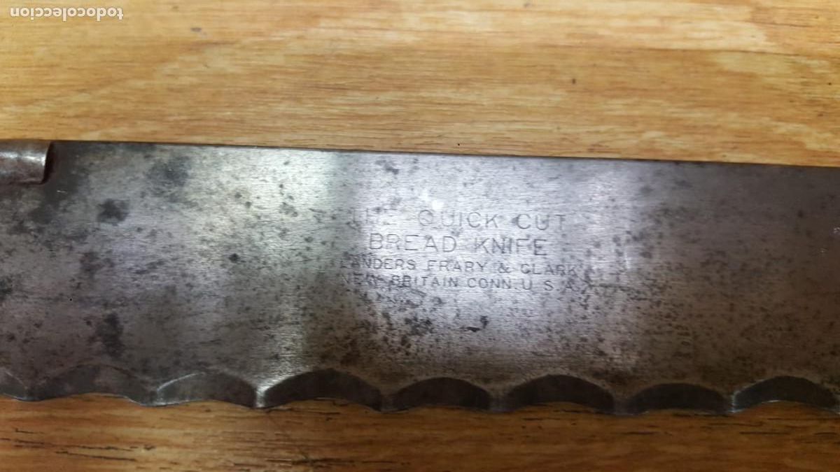 Antig&uuml;edades: ANTIGUO CUCHILLO INGLES-BREAR KNIFE - Foto 2
