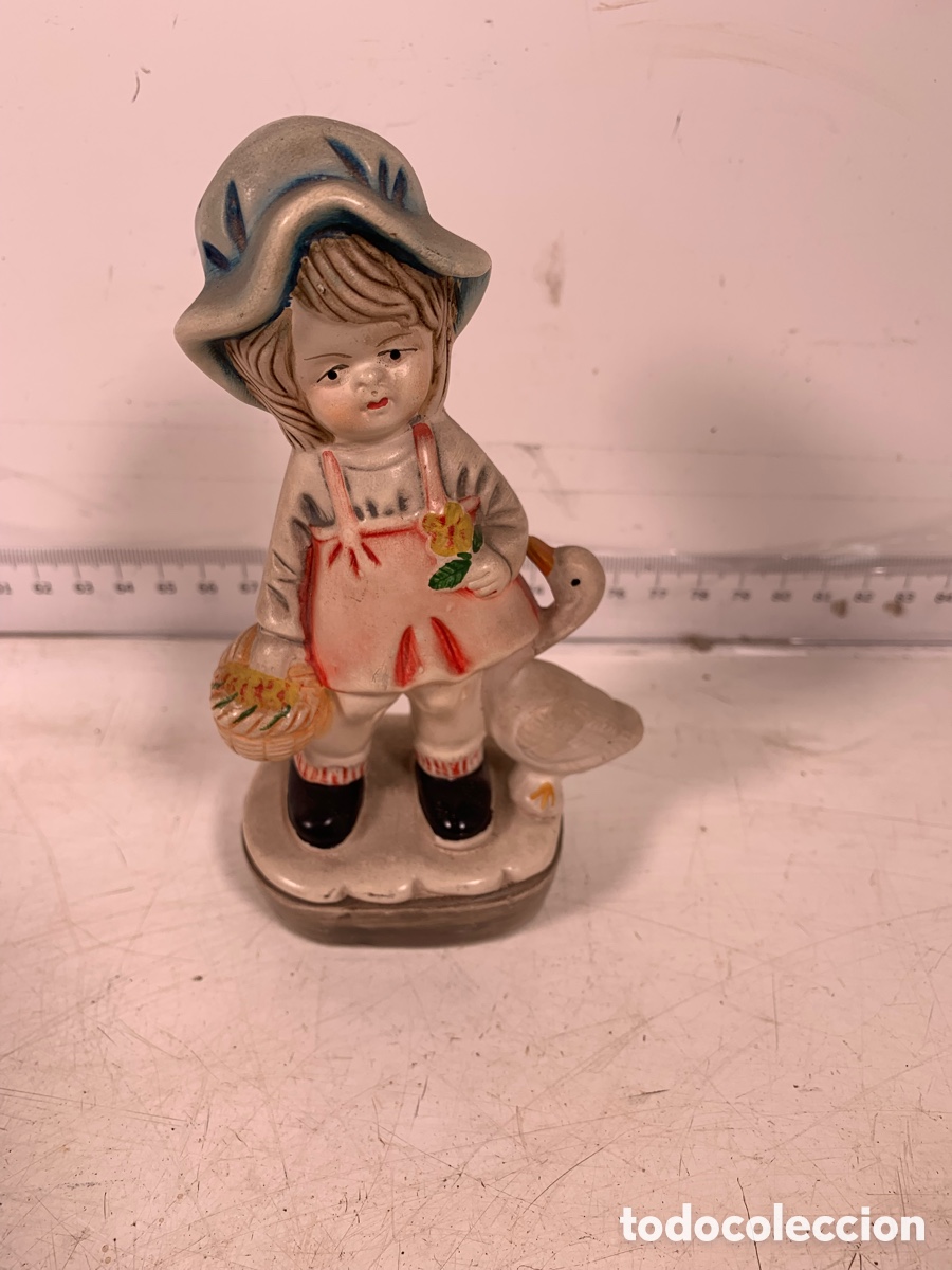 Antig&uuml;edades: 01_ Antigua figura biscuit - Foto 2
