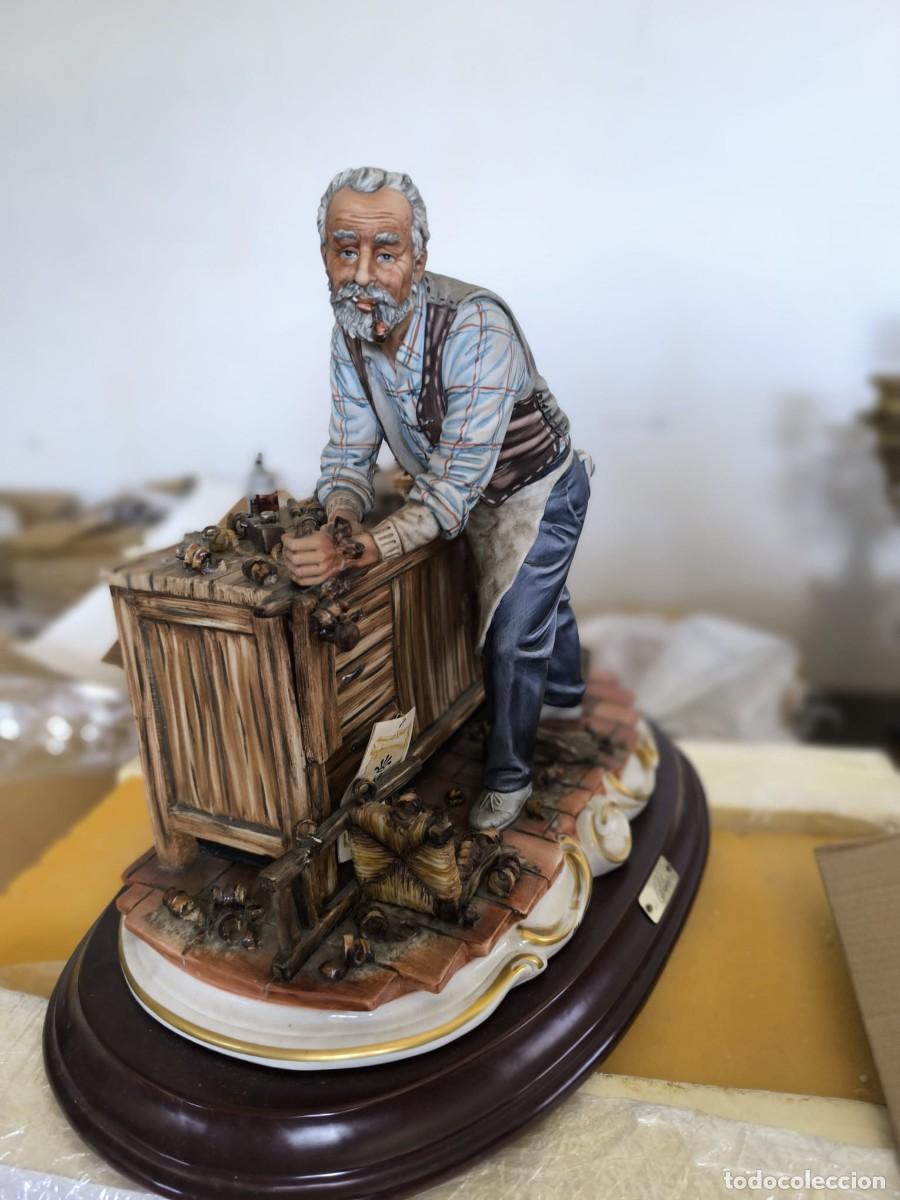 Antig&uuml;edades: figura carpintero capodimonte - Foto 1