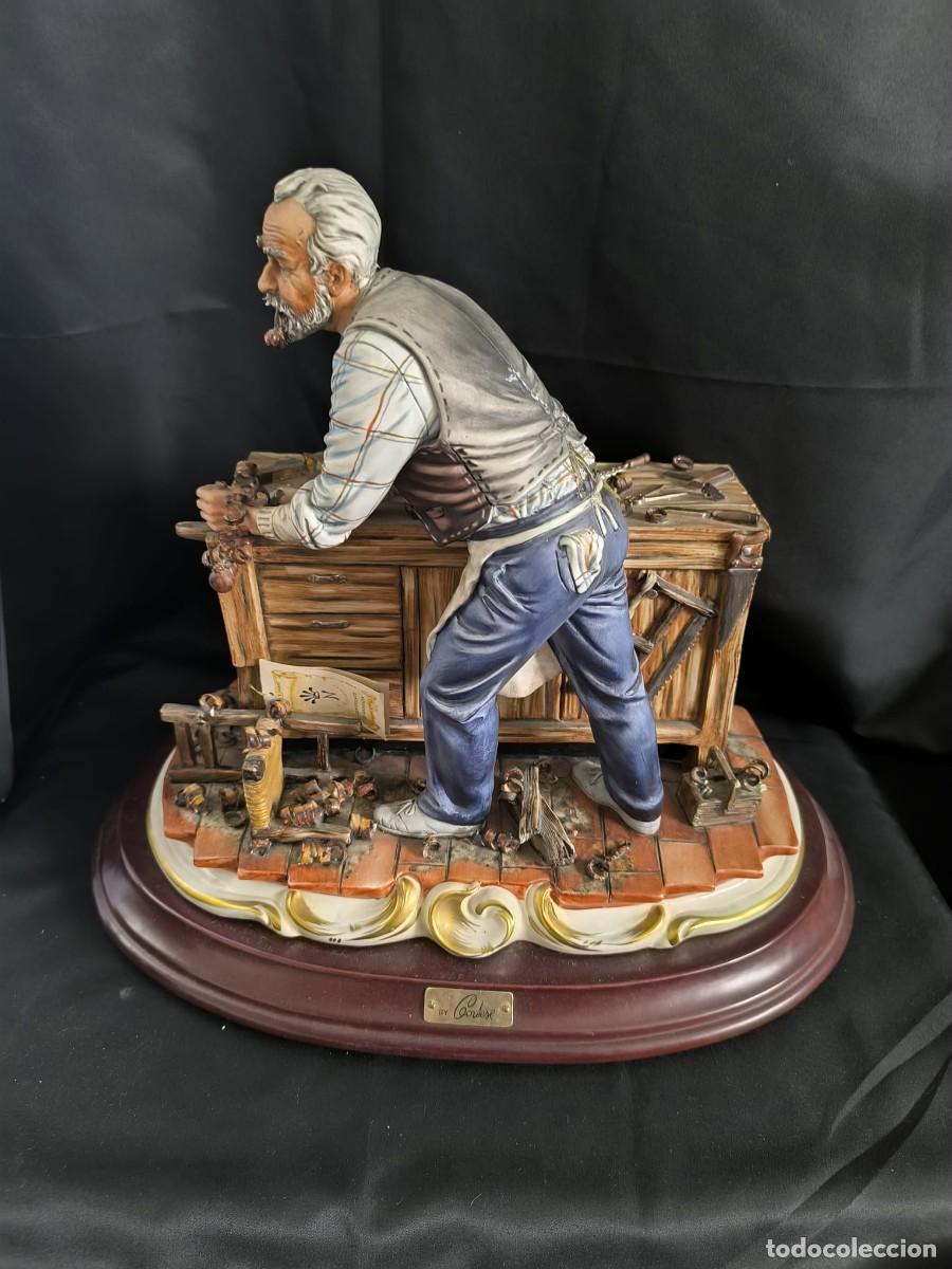 Antig&uuml;edades: figura carpintero capodimonte - Foto 2