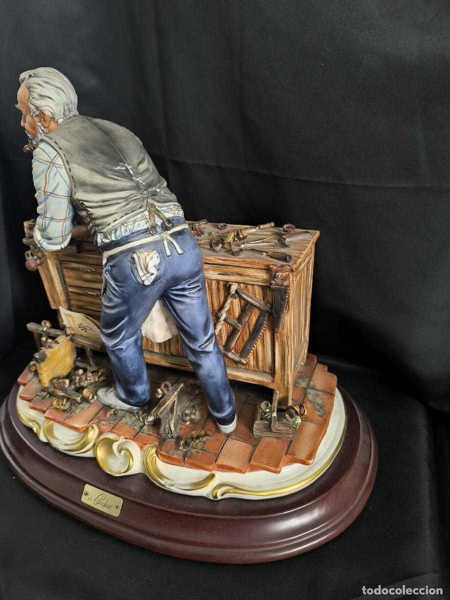 Antig&uuml;edades: figura carpintero capodimonte - Foto 3