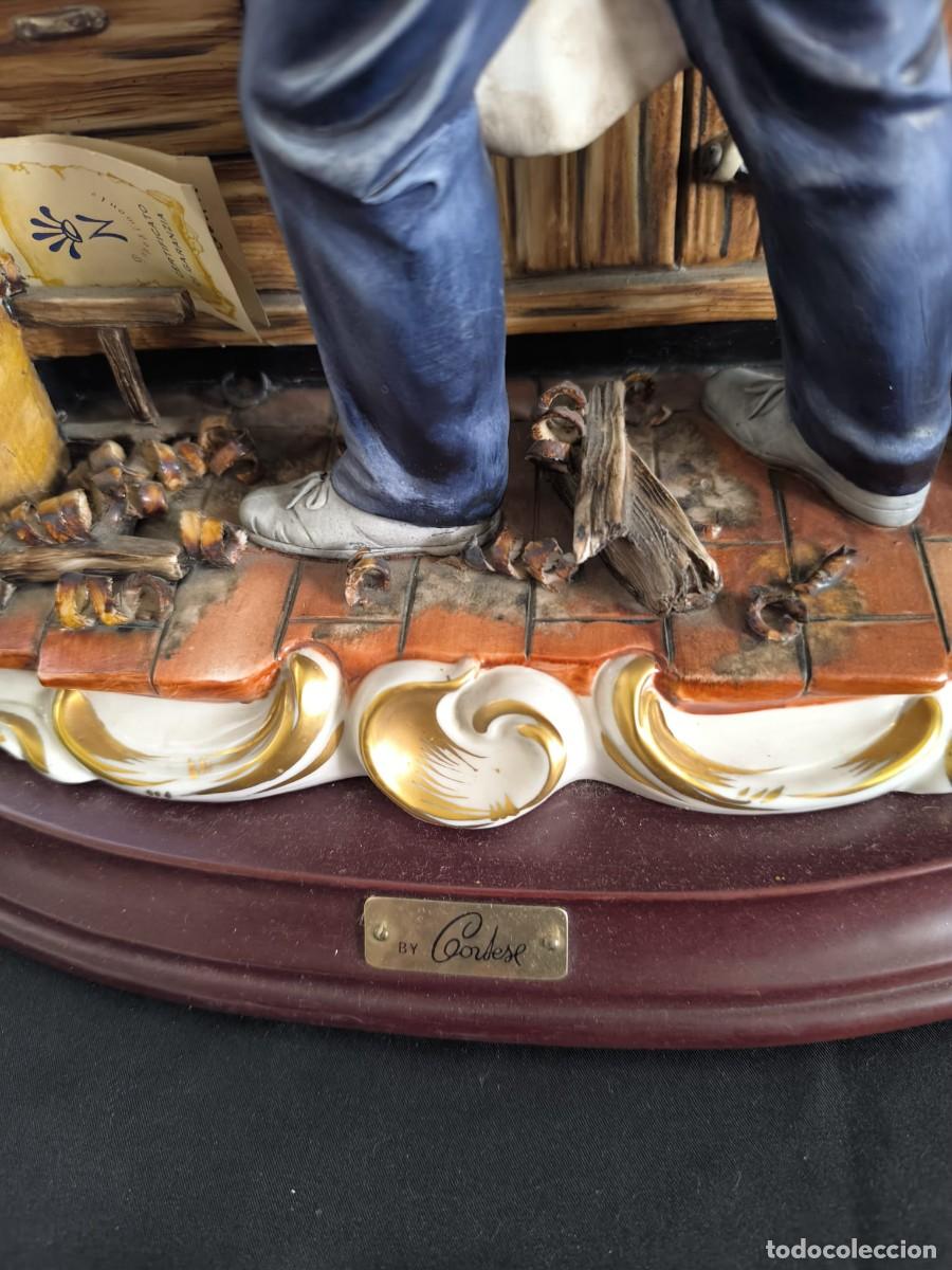 Antig&uuml;edades: figura carpintero capodimonte - Foto 4