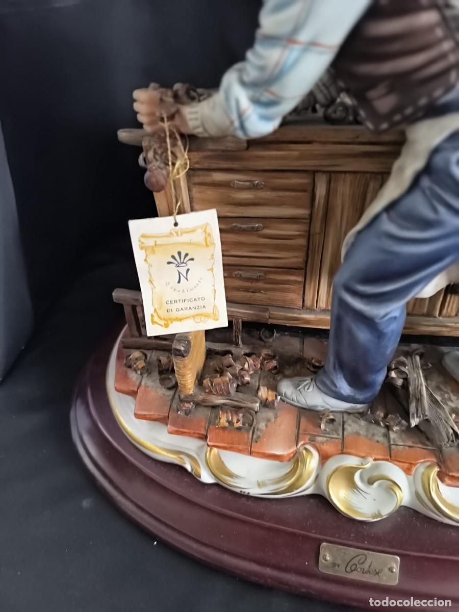 Antig&uuml;edades: figura carpintero capodimonte - Foto 5