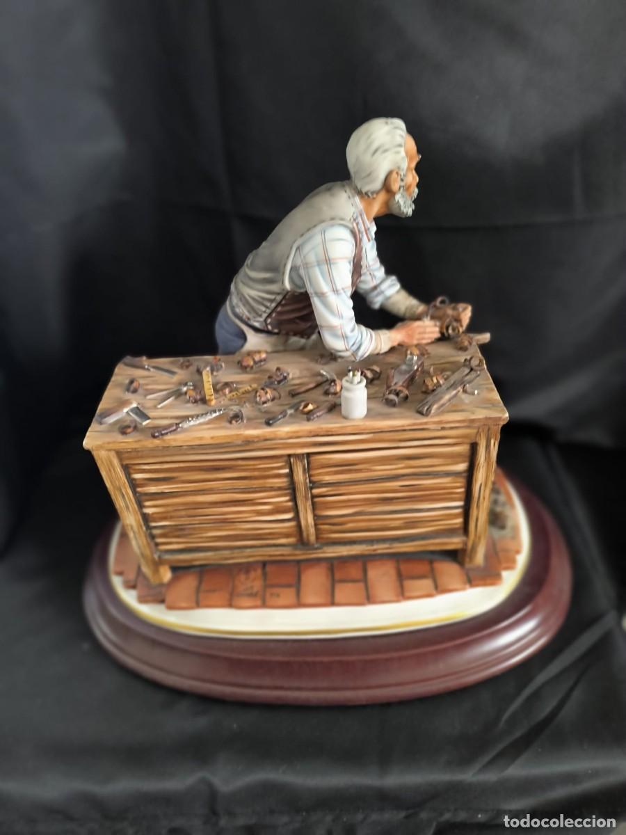Antig&uuml;edades: figura carpintero capodimonte - Foto 6
