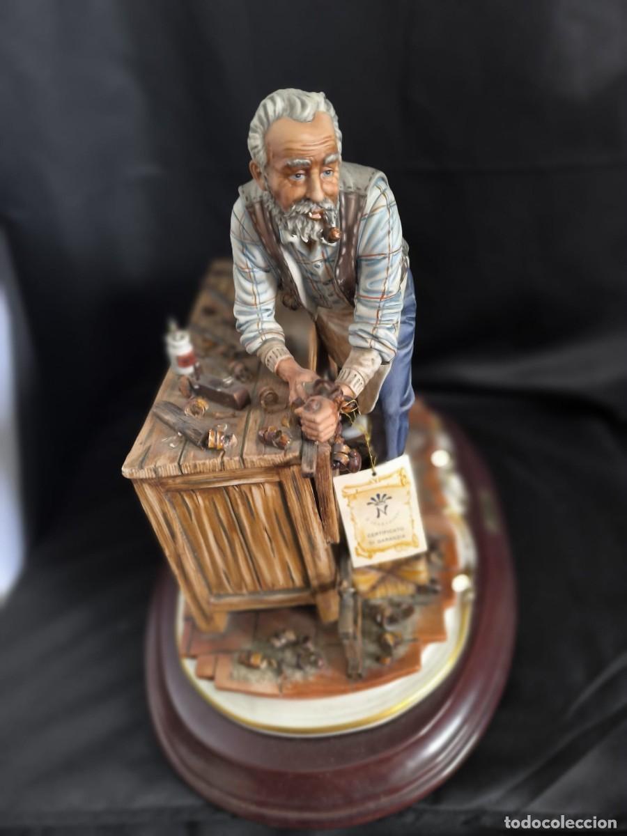 Antig&uuml;edades: figura carpintero capodimonte - Foto 10