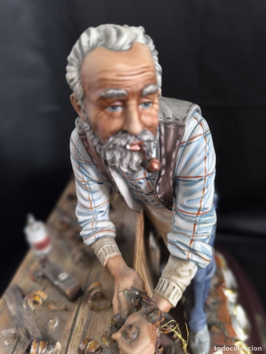 Antig&uuml;edades: figura carpintero capodimonte - Foto 11