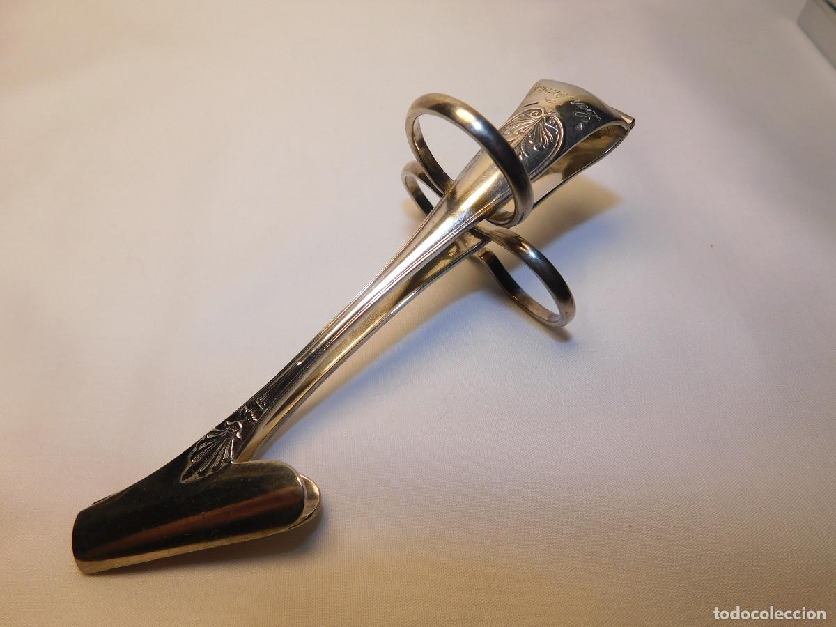 Antig&uuml;edades: Pinza de esparragos Christofle Frances - Foto 2