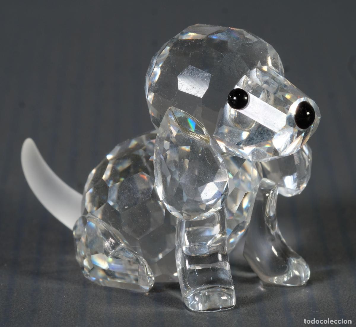 Antig&uuml;edades: Perro en cristal de Swarovski - Foto 1