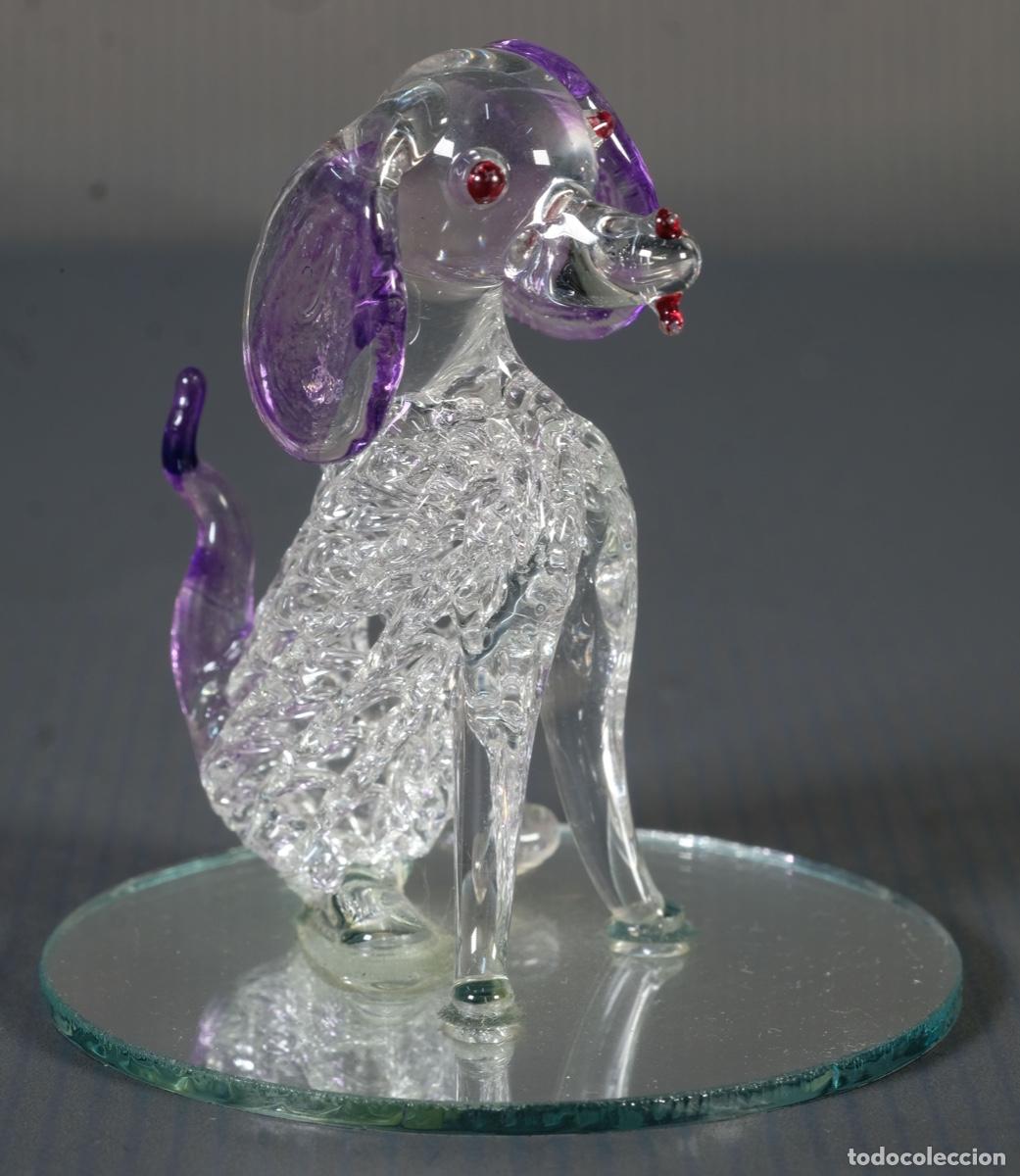 Antig&uuml;edades: Perro en cristal de Swarovski - Foto 1