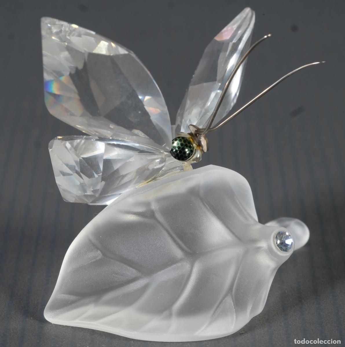 Antig&uuml;edades: Mariposa en cristal de Swarovski - Foto 1